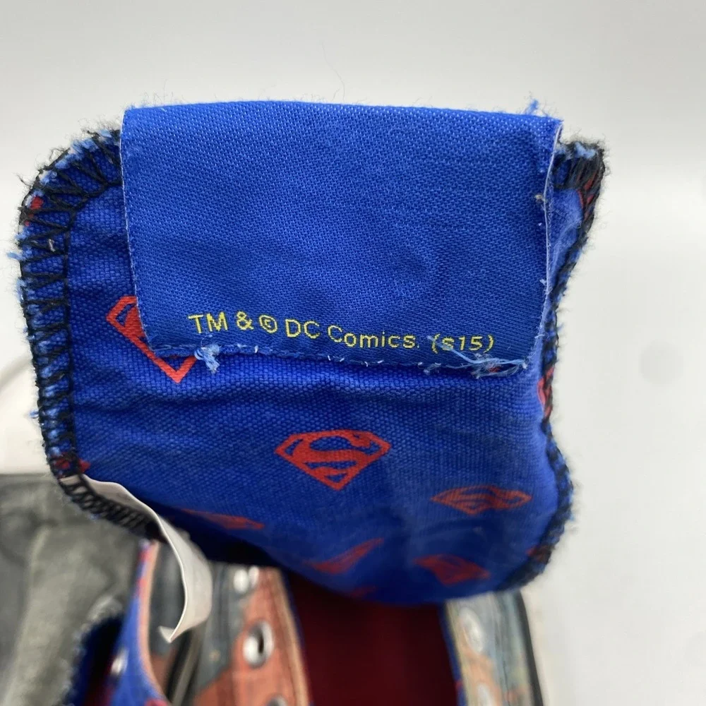Superman Converse High Top Shoes Men's 8 Chuck Taylor All Star‎ x DC Comics
